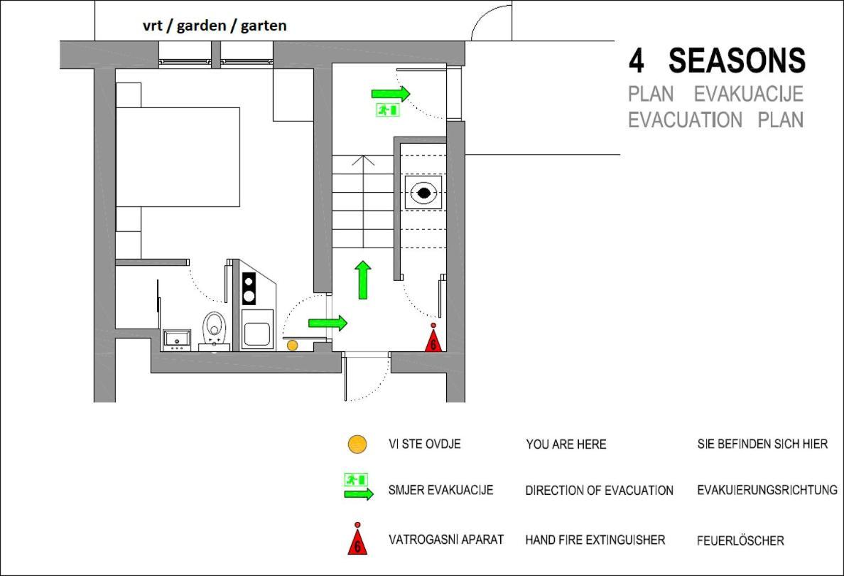 Apartamento 4 Seasons Split Exterior foto